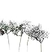 Factory Direct Craft Group of 12 Glitzy Silver Christmas Artificial Pine Picks for Home Decor, Crafting and Displaying