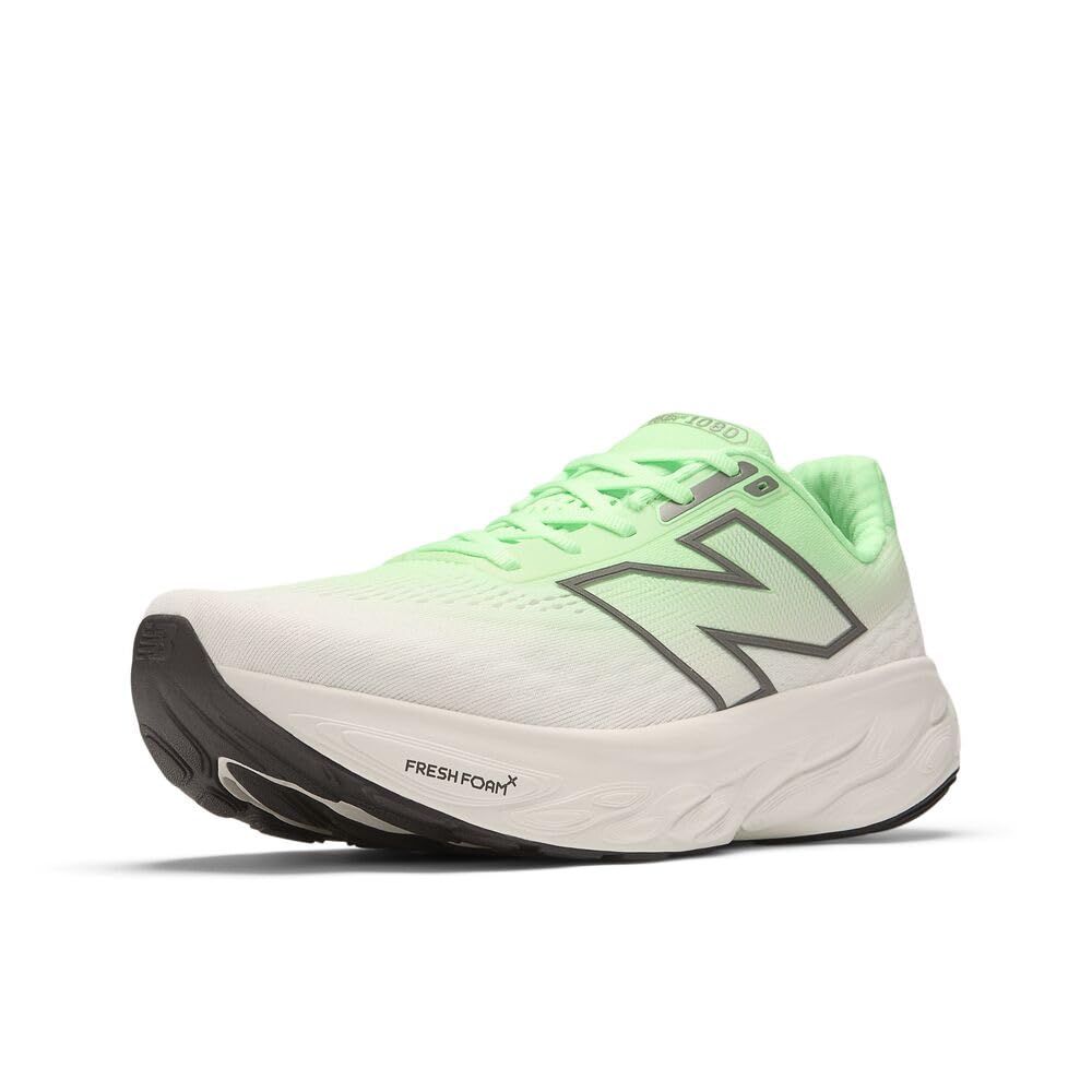 New Balance Men's Fresh Foam X 1080 V14 Running Shoe, Electric Jade/Reflection/Dark Silver Metallic, 10 W Image