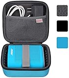 BOVKE for Soundlink Color Wireless Speaker Soundlink Color II UE ROLL 360 Hard EVA Shockproof Carrying Case Storage Travel Case Bag Protective Pouch Box, Blue