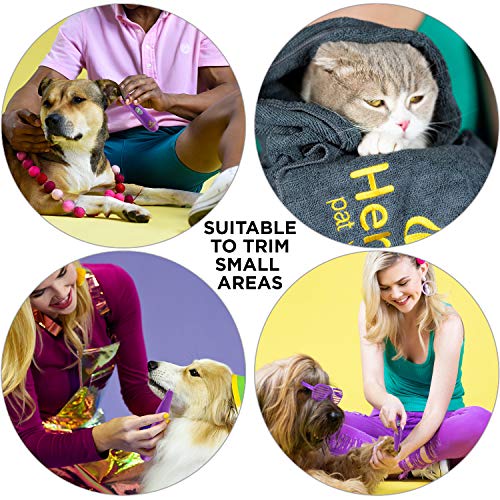 Hertzko Pet Hair Trimmer Dog Clipper - Grooming Shaver for Hair Around Face, Paws, Eyes, Ears of Dogs & Cats - Low Vibration - Low Noise - 2-Level Speed Option - Portable, Cordless, Rechargeable, - Thumbnail 2