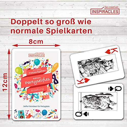 Party Spiele - 52 Fotoaufgaben Selfies - Party Spiel für Gäste, Fotospiel für Geburtstag, Mädelsabend, Hochzeit, Weiberabend, JGA, witzige Spiele für Erwachsene für Partyselfies, Partyspiel – Bild 5