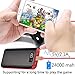 Power bank Portable Charger 24000mah Huge Capacity Dual Flashlights With LCD Indicator Battery Pack Compatible with Cell Phone,Android,Tablet & More
