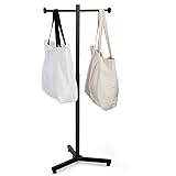 Blulu Heavy Duty Adjustable Shopping Bag Rack Metal