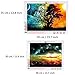 HaiMay 2 Pack DIY 5D Diamond Painting Kits Full Drill Rhinestone Painting Starry Sky Diamond Pictures for Wall Decoration, Sky Diamond Painting Style (Canvas 12×16 Inch/14×20 inch)