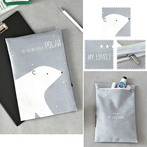 Diaper Pouch Designer's choice Waterproof Wet and Dry Baby Diaper Bag Organizer Baby Travel Pouch (PolarWhiteBear)
