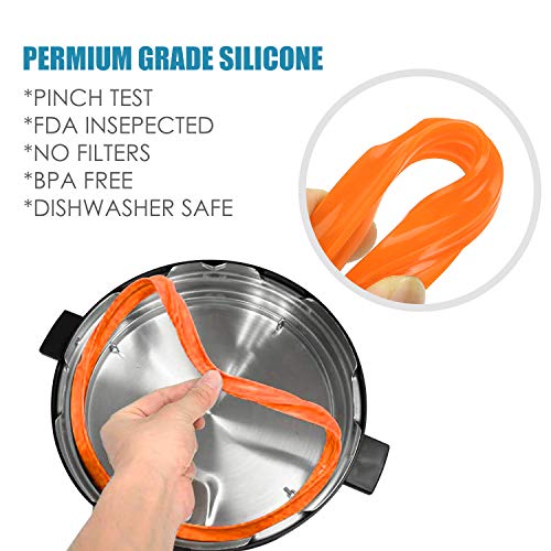 Silicone Sealing Ring for 6 Qt, Replacement Seal Gasket for Instant Pot
