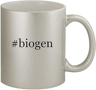 Amazon.com: #biogen - 11oz Hashtag Silver Coffee Mug Cup ...