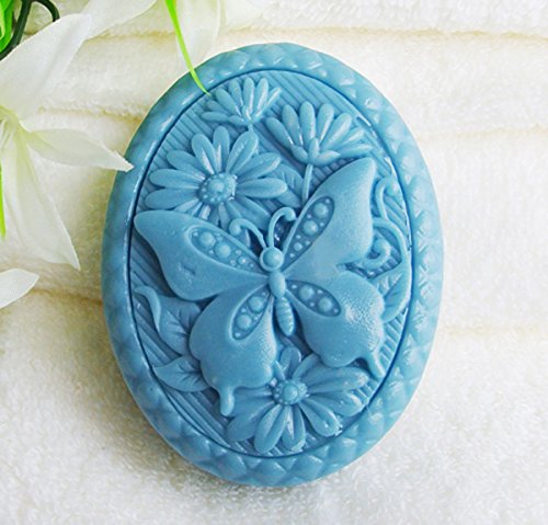 Longzang Butterfly Flowers Mould S439 Craft Art Silicone Soap Mold Craft Molds DIY Handmade Candle Molds