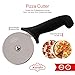 Bakeitfun Premium Pizza Cutter, Stainless Steel Razor Sharp Wheel Slicer With Black Handle, Cuts Effectively Without Ruining Your Toppings, For Home Kitchen And Professional Use