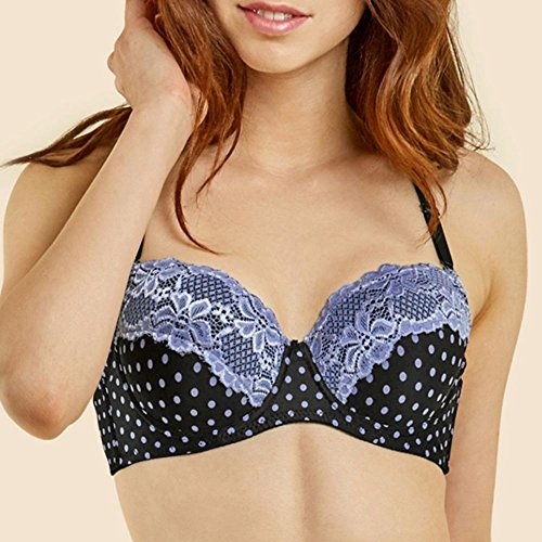 Women's Laced & Lace Trimmed Bras (Packs Of 6) - Various Styles (38C, 90)