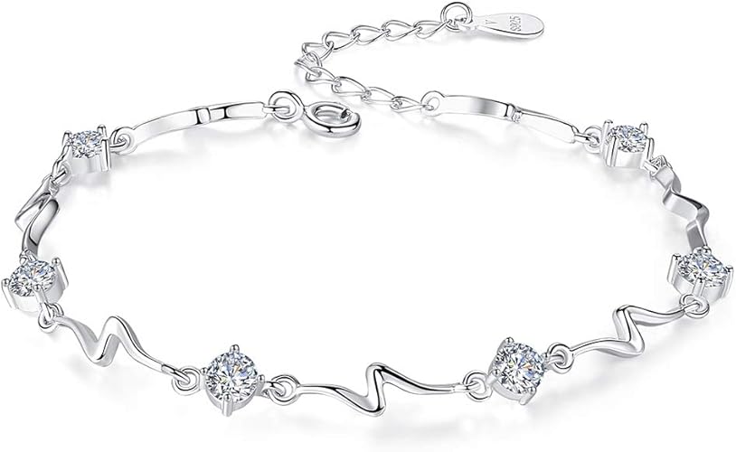 Vana Armband Mit Swarovski Zirkon Intarsien 18 Karat Vergoldetes Damen Armband Aus Sterlingsilber Geburtstagsgeschenk Festival Armband White Amazon De Schmuck