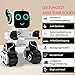 IHBUDS Remote Control Toy Robot for Kids,Touch & Sound Control, Speaks, Dance Moves, Plays Music. Built-in Coin Bank. Programmable, Rechargeable RC Robot Kit for Boys, Girls All Ages - White/Black