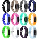 Garmin Vivofit 2 Buckle Bracelet - Adjustable Wristband and Wristwatch Style - Silicone Replacement Secure Band with Chrome Watch Clasp and Fastener Buckle For Garmin Vivofit 2