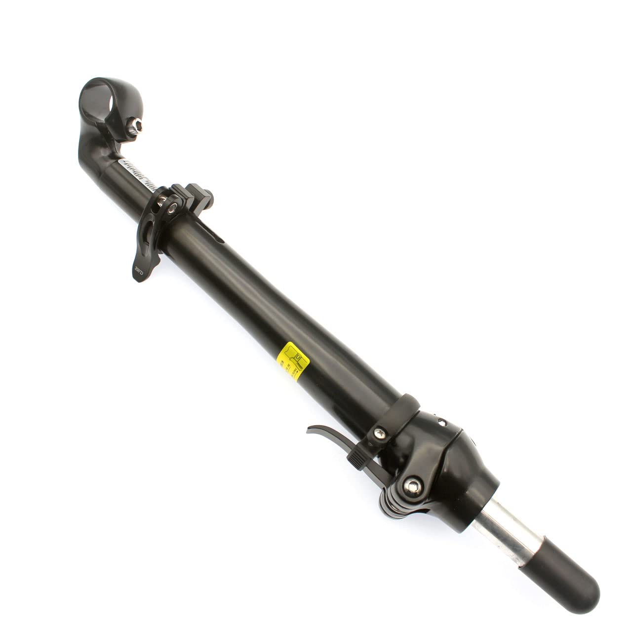 SENQI Handlebars Folding Bike Stem Quick-Release Aluminum Alloy Adjustable Stem With Teeth BSZ004(25.4mm/Black)