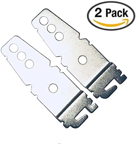 2-Pack UNIVERSAL Undercounter Dishwasher Mounting Bracket - Whirlpool, Kenmore, Sears, Maytag, Amana and other brand compatible. Comparable to 8269145 / WP8269145