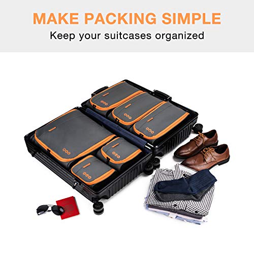 Packing Cubes for Suitcases, BAGSMART 6 Set Packing Cubes for Travel