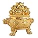 BOYULL Feng Shui Golden Ingot/Yuan Bao Treasure Basin Wealth Porsperity Figurine, Best Housewarming Congratulatory Gift,Feng Shui Décor