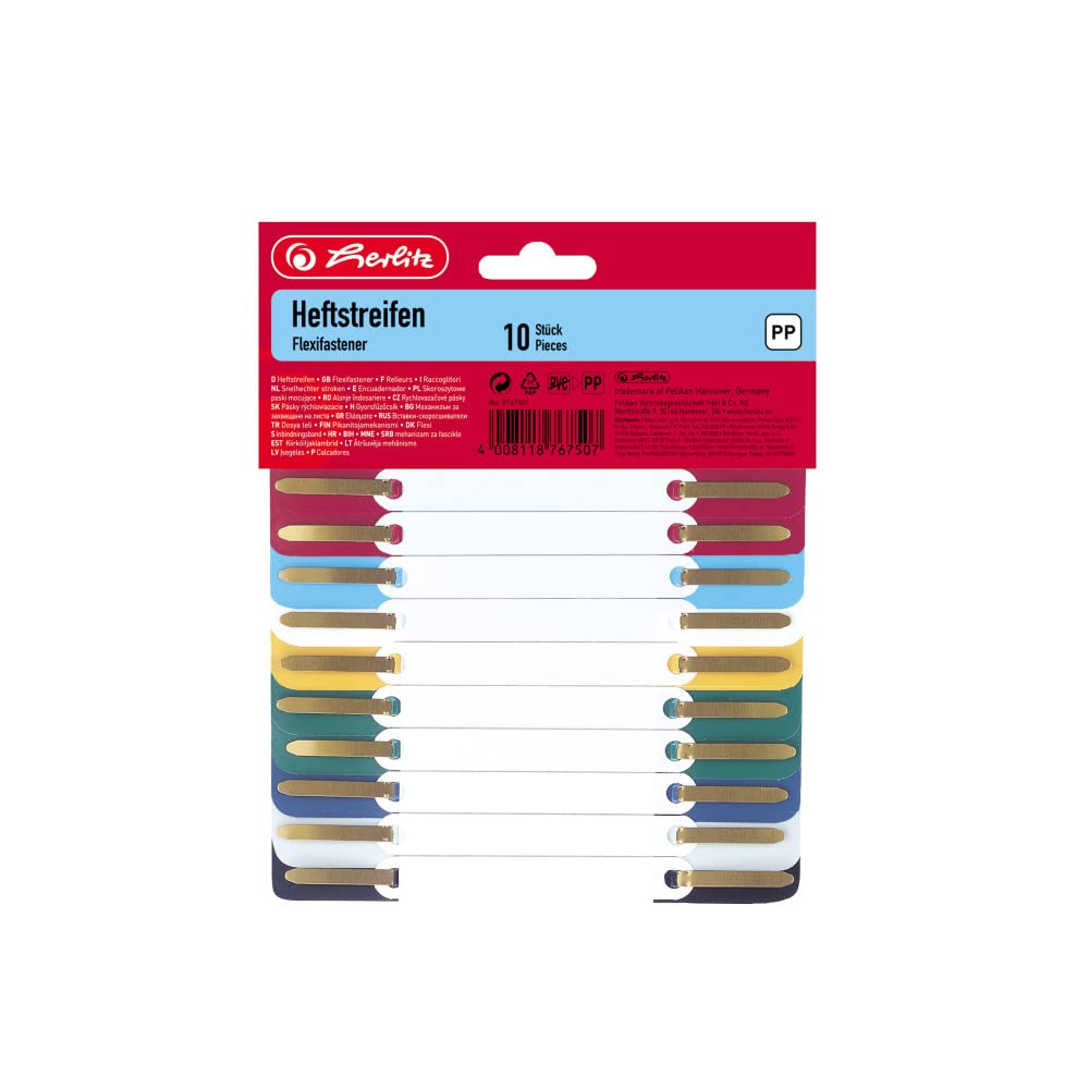 Herlitz Filing Strips - Assorted