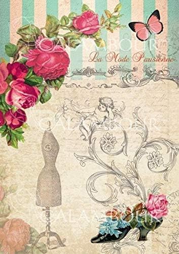 Calambour Dgr 233 (rice Paper) : Its A Decoupage Paper That Can Be Applied  Using The Decoupage Glue In Any Surface. 30.4 X 42.5 Cm price in UAE |  Amazon UAE | kanbkam