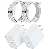 USB C Charger for iPhone 17 16 15, MFI Certified 20W Type C Charger Fast Charging Block with USB C to C Cable for iPhone 17/1