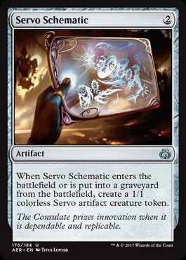 Magic: the Gathering - Servo Schematic (176/184) - Aether Revolt