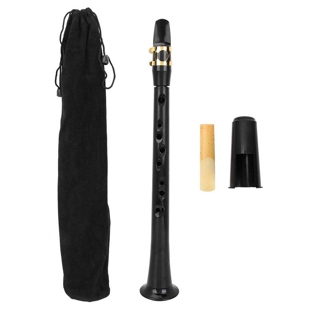 Bnineteenteam Portable Pocket Bb Saxophone Sax Mini Pocket Saxophone with Reed Storage Bag Musical Instrument