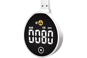 VETOUCH 2in1 Plug in Natural Gas & Carbon Monoxide Detectors Combination Built-in Upgraded CO/Combustible Gas Sensor for Home