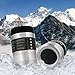 Can Cooler - Everest | Stainless Steel Can & Beer Bottle Cooler Insulator Beverage Holder Double Wall Vacuum Bottle keeper Non Slip Base - Colder for Longer!