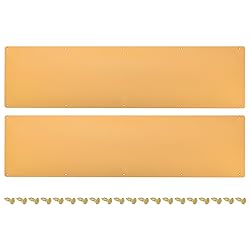 uxcell 2pcs Door Kick Plate, 8 x 30 Inches Aluminum