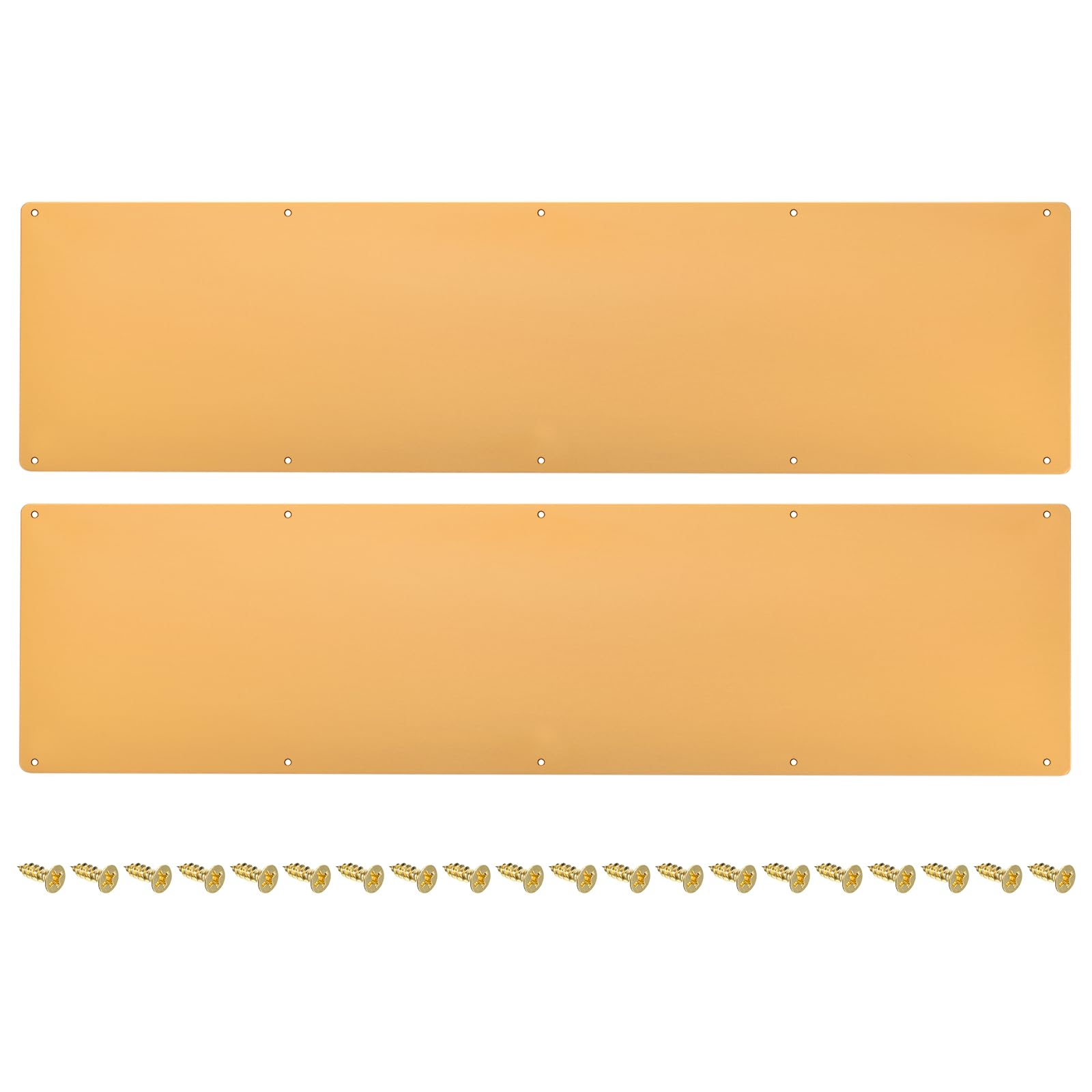 uxcell 2pcs Door Kick Plate, 8 x 30 Inches Aluminum