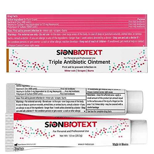 Triple Antibiotic Ointment Maximum Strength Skin Care by Sion Medical