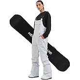 GSOU SNOW Womens Ski Bibs Snowboard Bibs Pants Snow Overalls Waterproof Windproof Winter Outdoor Sports Insulated Warm