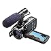 Full HD Digital Video Camera with External MIC, Model HDV-Z20 (Includes 8GB SD Card as a Free Bonus!) - Digital Camcorder with Professional Camera Mounted Shotgun Boom Microphone