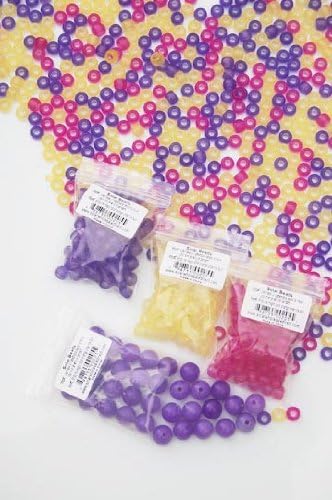 Magic Solar UV Beads, 250pcs. Color-change Solar Pony Beads for Craft Making & Kindi Kid Style