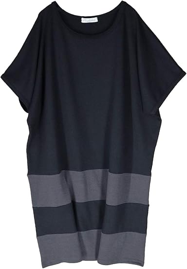 black tunic dress plus size