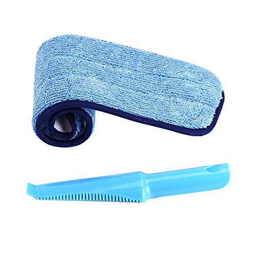 BettaWell 18 Inch Velcro Flat Microfiber Mop Pad Refills for Fit 15 to