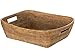 KOUBOO La Jolla Rattan Shelf Storage Basket,Towel Basket, Bathroom Basket, Home Storage, Bedroom Decorative, Shelf Decor & Organizer, Honey Brown