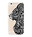 iPhone 6 Case, DECO FAIRY® Protective Case Bumper[Scratch-Resistant] [Perfect Fit] Translucent Silicone Clear Case Gel Cover for Apple iPhone 6 (Lion Pattern iPhone 6 4.7)