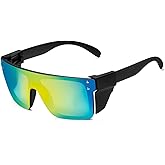 BINGKING Polarized Sunglasses for Men Women Impact Resistance Z87.1safety UV400 Protection light weight for Workers