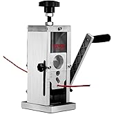 VEVOR Manual Wire Stripping Machine, 0.06''-1.5'' Copper Stripper with Hand Crank or Drill Powered, Visible Stripping Depth Reference, Portable Aluminum Frame Wire Peeler for Scrap Copper Recycling