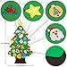 TOBEHIGHER Felt Christmas Tree - 3.12 FT 3D DIY Set for Kids with 34 Pieces of Ornament Decor, Wall Hanging Christmas Tree Decorations