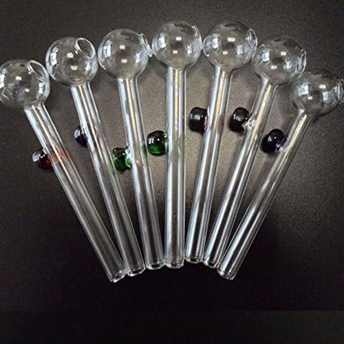 MKFUN Handcrafted Stained Glass items, Oil Burners, 3.93" 5pcs/10pcs Random Color (5)