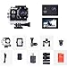 YUNTAB Sport Action Camera Vlog DV, HD 1080P 2.0 inch, 5MP, 120 Degree Wide-Angle, 30m Underwater Waterproof Camcorder(Black)