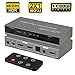avedio links HDMI Audio Extractor HDMI Switch 2 in 1 Out (White)