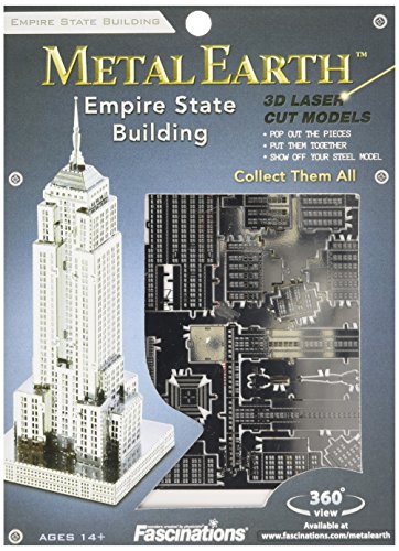 Fascinations Metal Earth Empire State Building 3D Metal Model Kit - Thumbnail 3