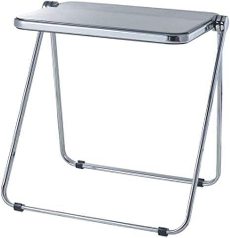 Amazon ホーズノルディック折りたたみテーブルホームアクリル透明折りたたみテーブルとチェアの組み合わせポータブルモダンスタディデスクバルコニー テーブルホーム折りたたみ式小さなテーブル Color Folding Table Size Smoky Gray ダイニングテーブル