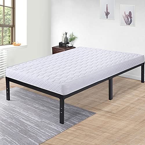 Twin Platform Bed Frame 16 Inch, NOAH MEGATRON Heavy Duty Bed Frame