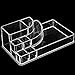 Sorbus® Acrylic Cosmetics Makeup and Jewelry Storage Case Display Top–Glamorous, Space- Saving, Stylish Acrylic Bathroom Organizer (Top Style 2)