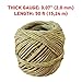 Cozyours Organic Hemp Wick (210 FT, 1mm) with Natural Beeswax Coating