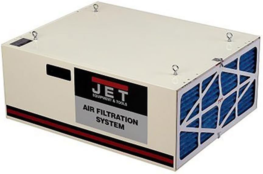 JET 708620B AFS-1000B 550/702/1044 CFM 3-Speed Air Filtration System with Remote and Electrostatic Pre-Filter - Shop Air Cleaners - 